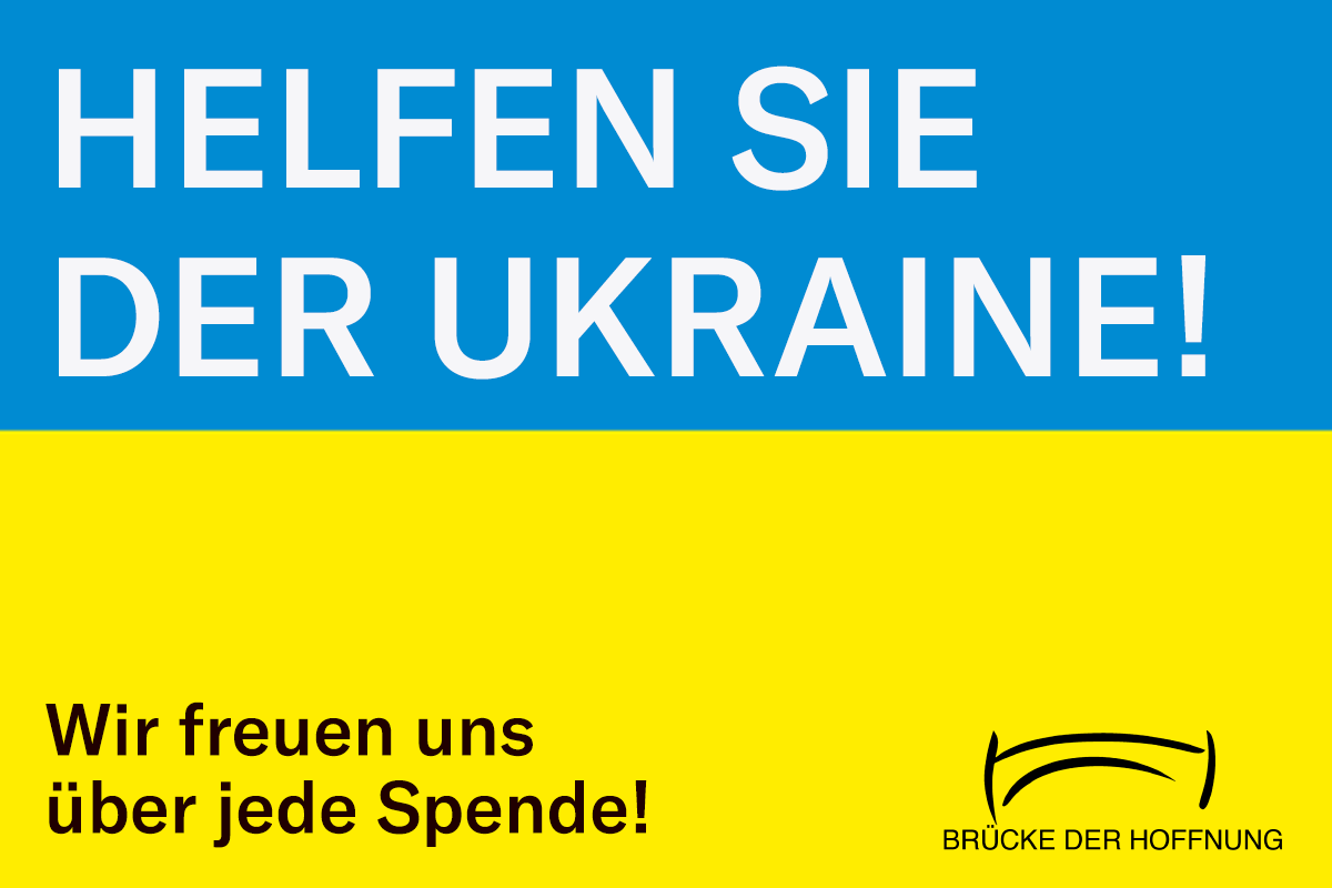 Spendenaufruf: Helfen Sie der Ukraine