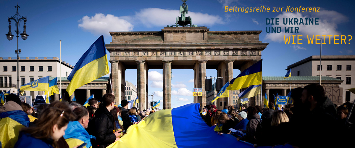 Pro Ukraine Kundgebung, Deutschland, Berlin, 24.02.2024