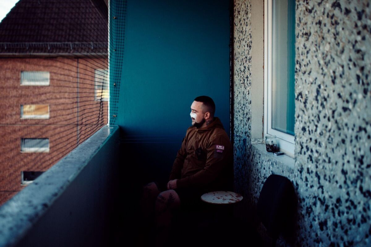 Der Soldat Ruslan, Iwano-Frankiwsk, Ukraine, 27. Oktober 2025.