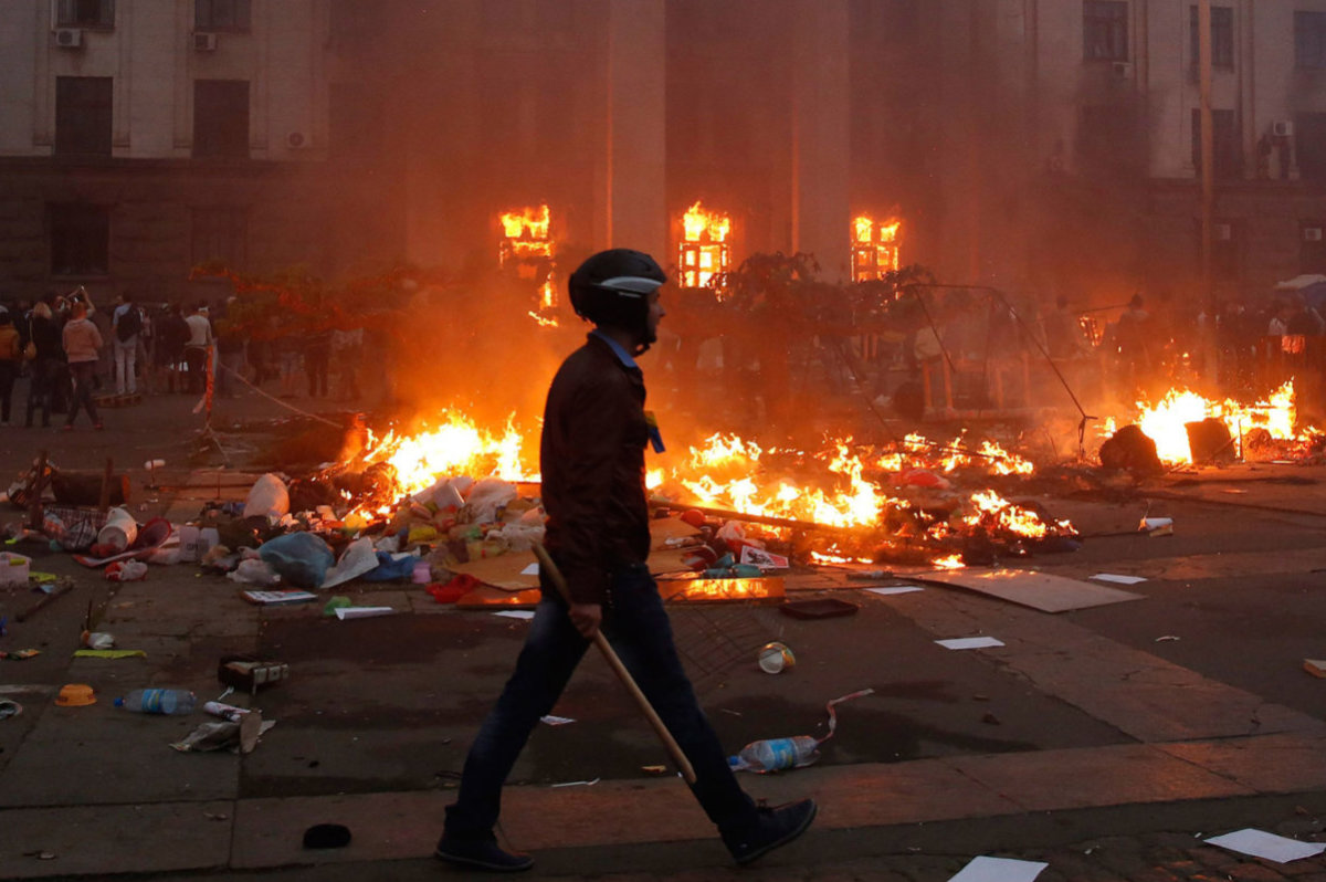 Fünfter Jahrestag der Odessa-Tagödie