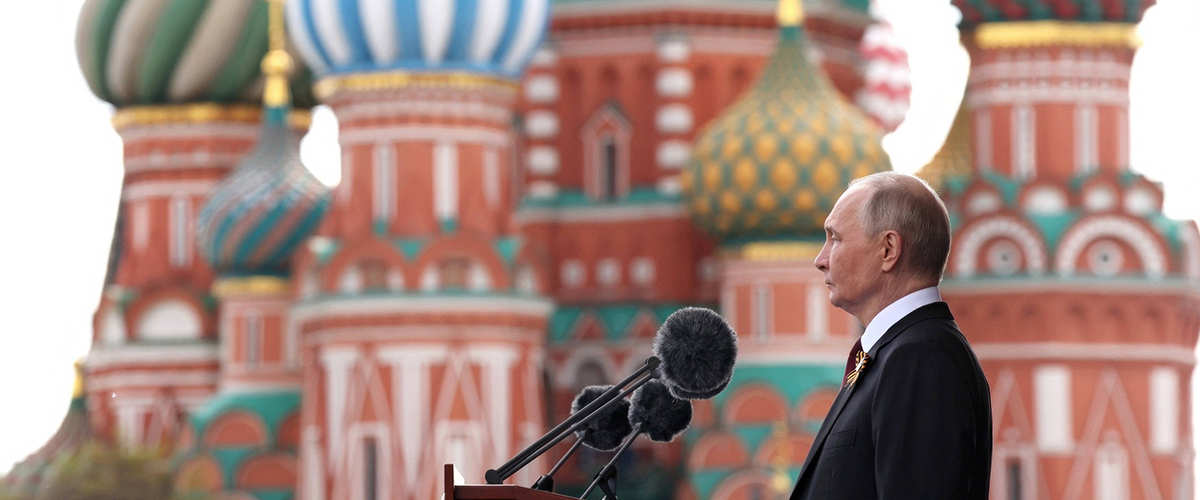 Wladimir Putin auf dem Roten Platz