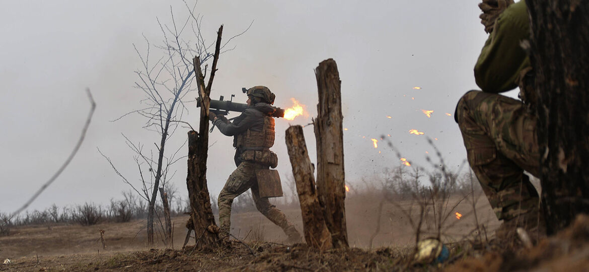 Ein ukrainischer Soldat